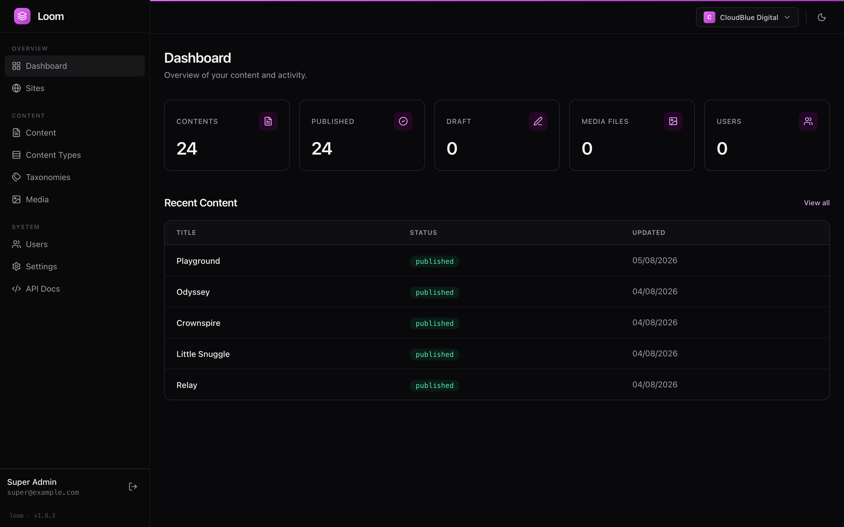 Loom screenshot